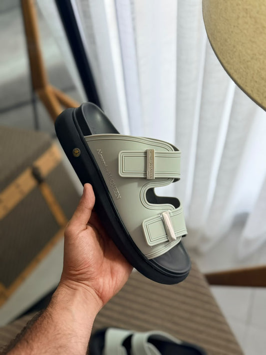 Alexander McQueen Slippers - Grey