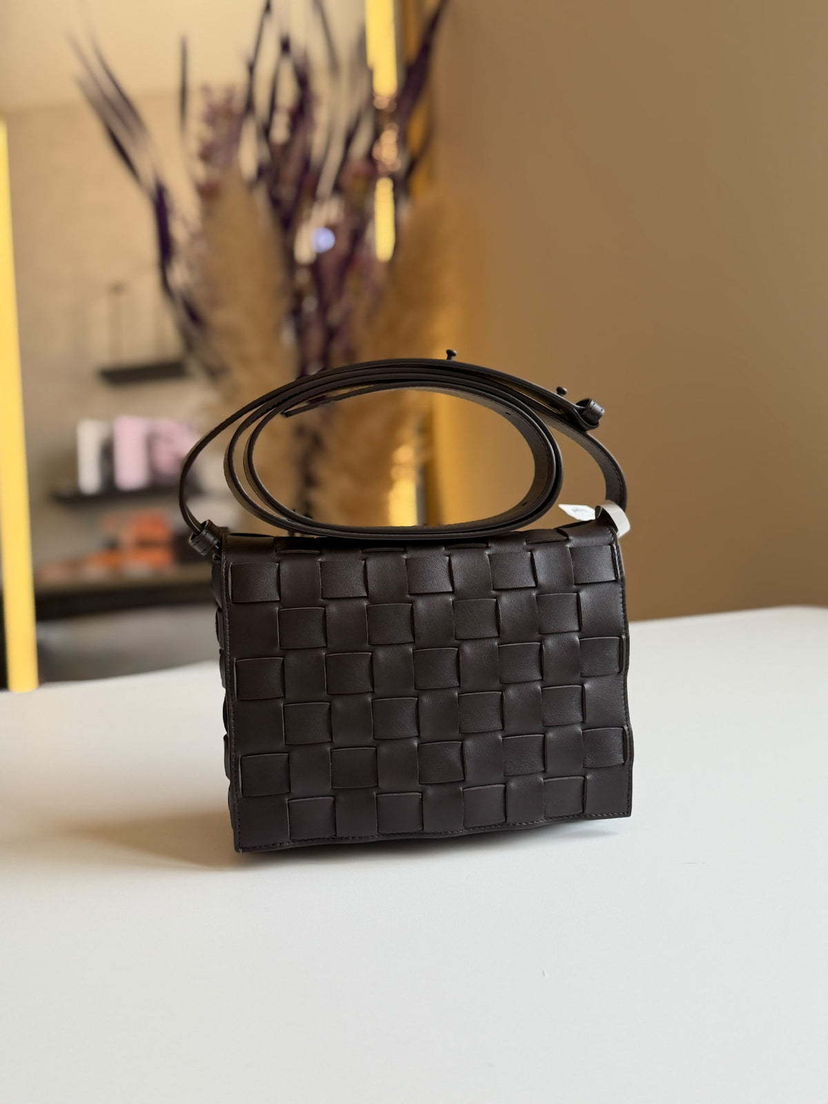 Bottega Veneta Woven Shoulder Bag - Brown, Black