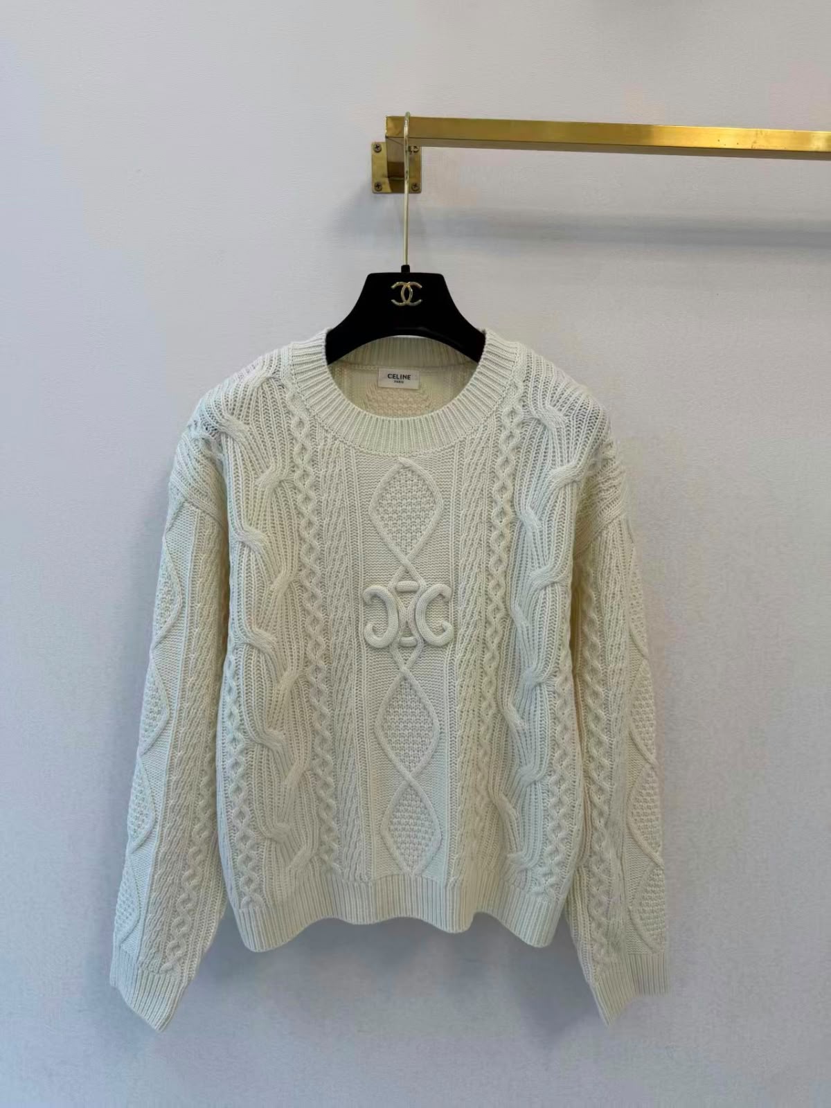 Celine Sweater - White