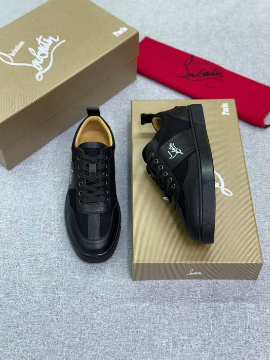 Christian Louboutin Sneakers - Black with Logo