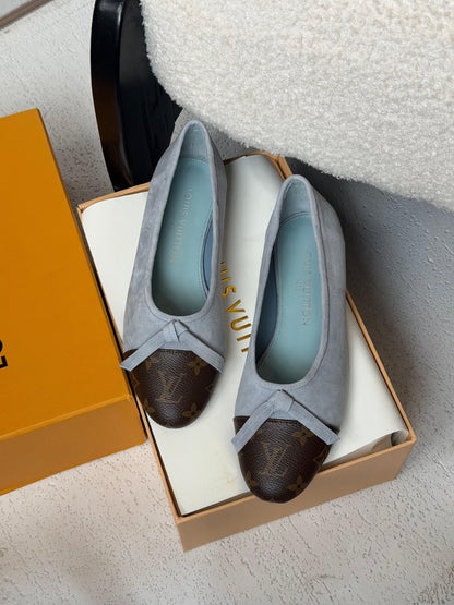 Louis Vuitton Ballerina - Grey & Brown Monogram