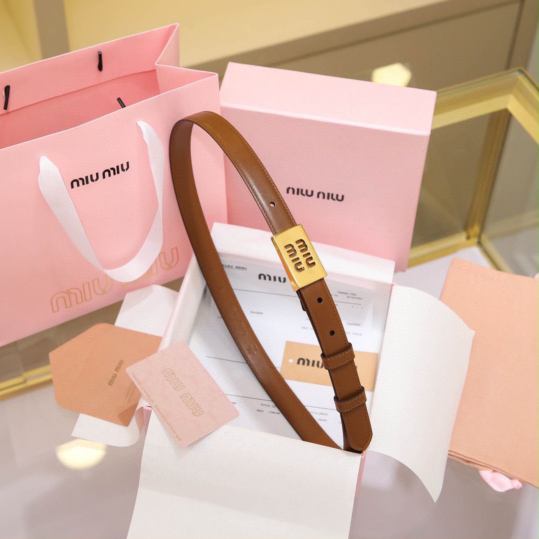 Miu Miu Belt - Brown