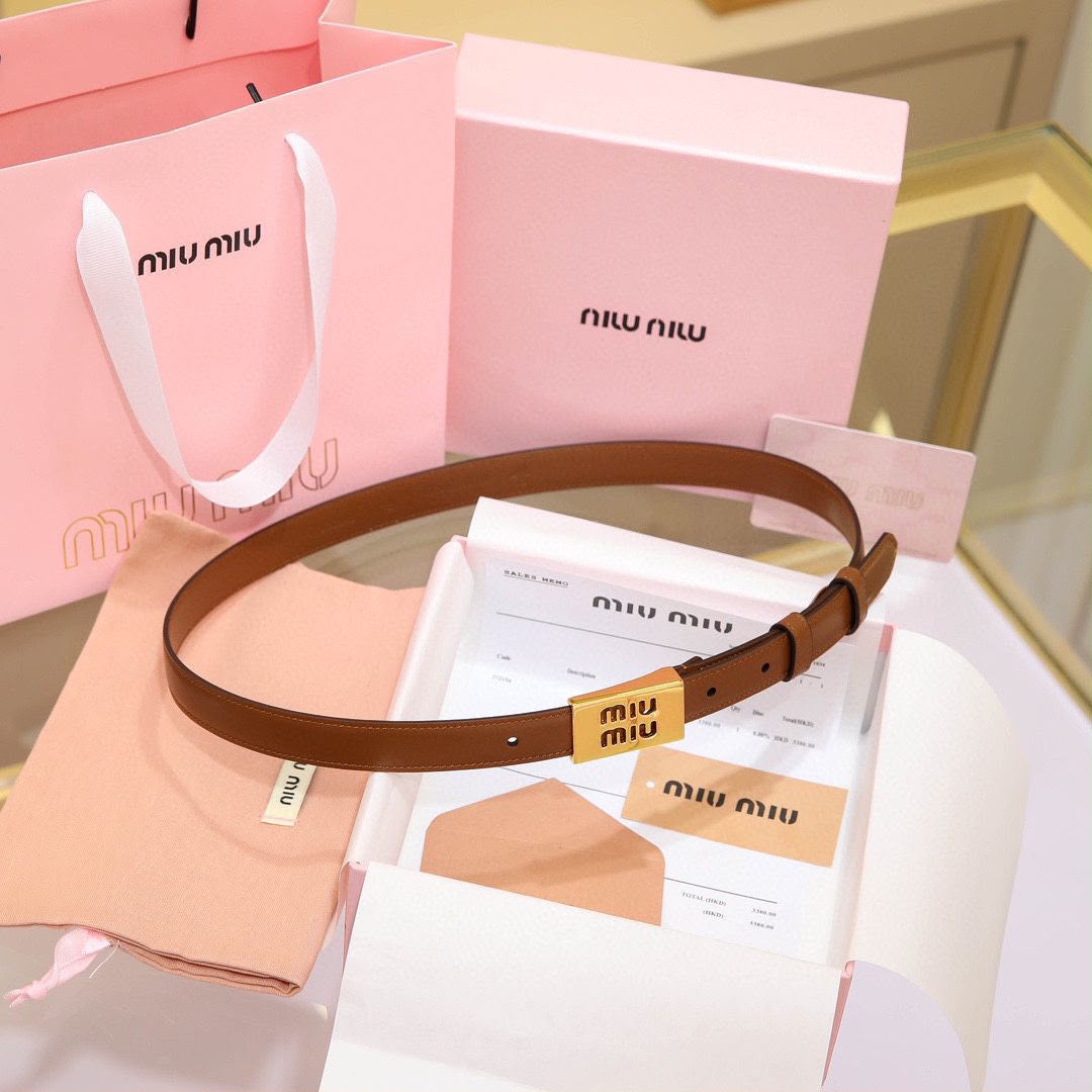 Miu Miu Belt - Brown