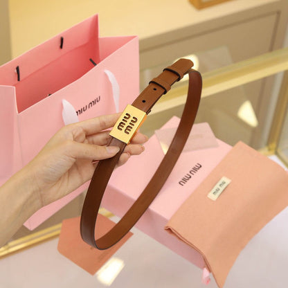 Miu Miu Belt - Brown