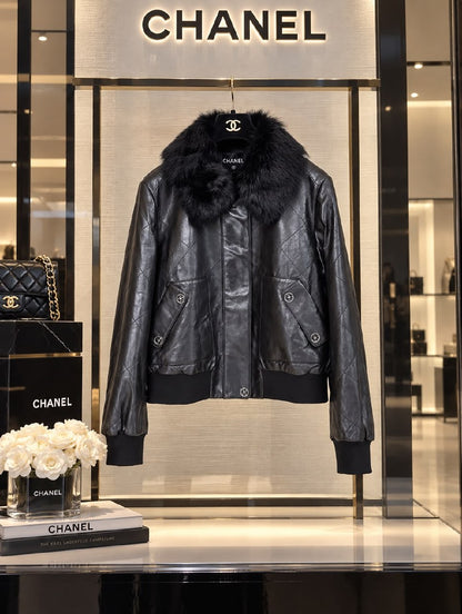 Chanel Bomber Jacket - Black