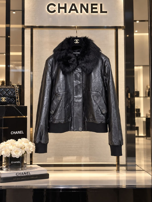 Chanel Bomber Jacket - Black