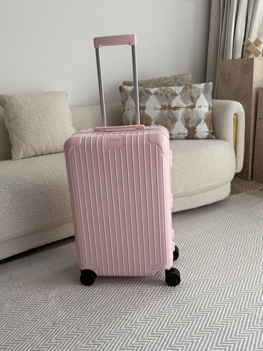 Rimowa Vertical-Ridged Suitcase - Pink