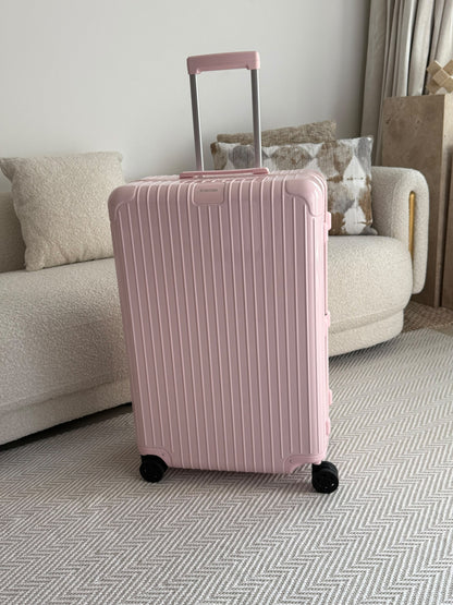 Rimowa Vertical-Ridged Suitcase - Pink