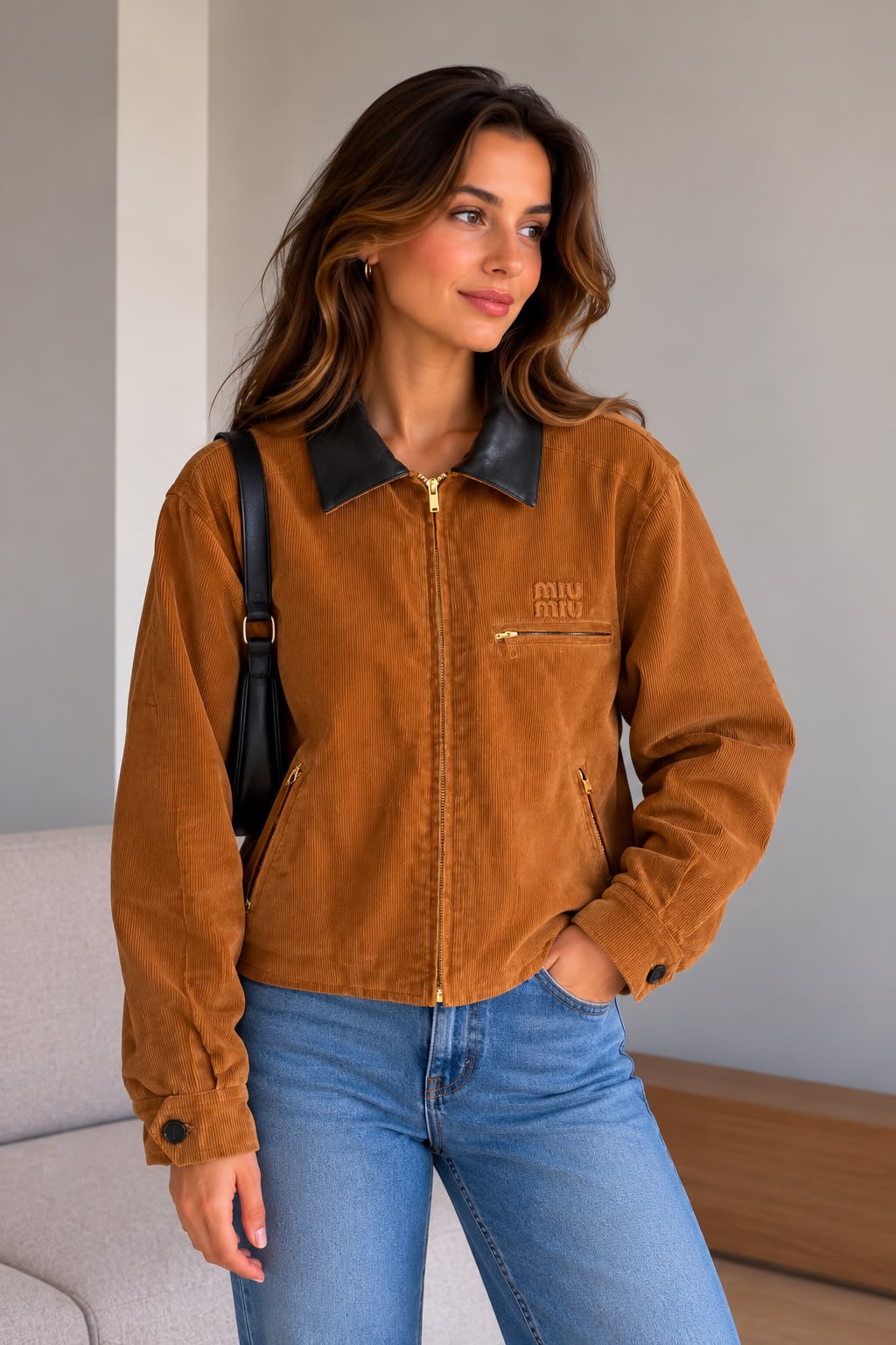 Miu Miu Jacket - Brown
