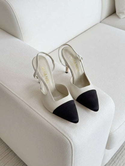 Chanel Heels - Black & White