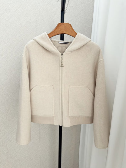 Hermès Hooded Jacket - White
