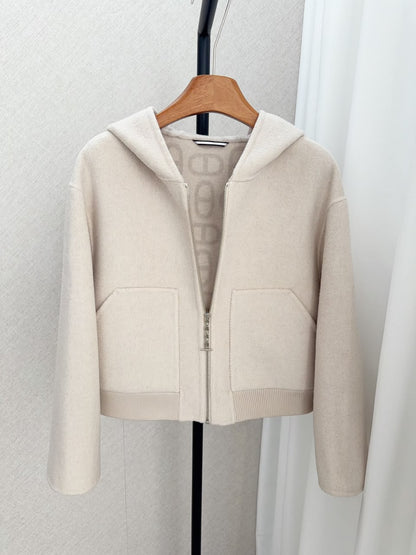 Hermès Hooded Jacket - White