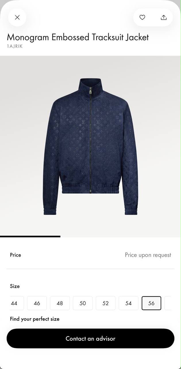 Louis Vuitton Bomber Jacket - Navy Monogram