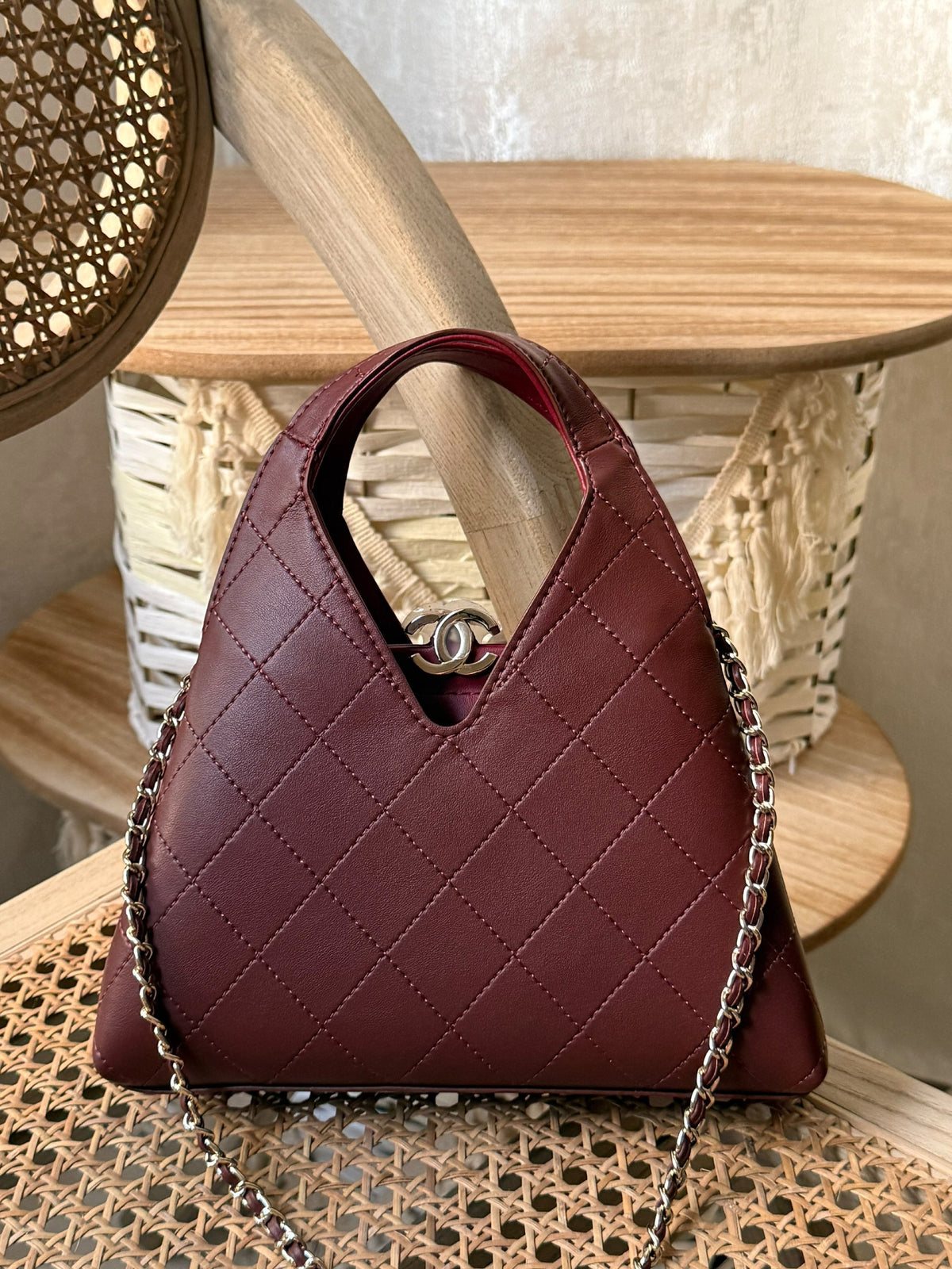 Chanel Handbag - Burgundy