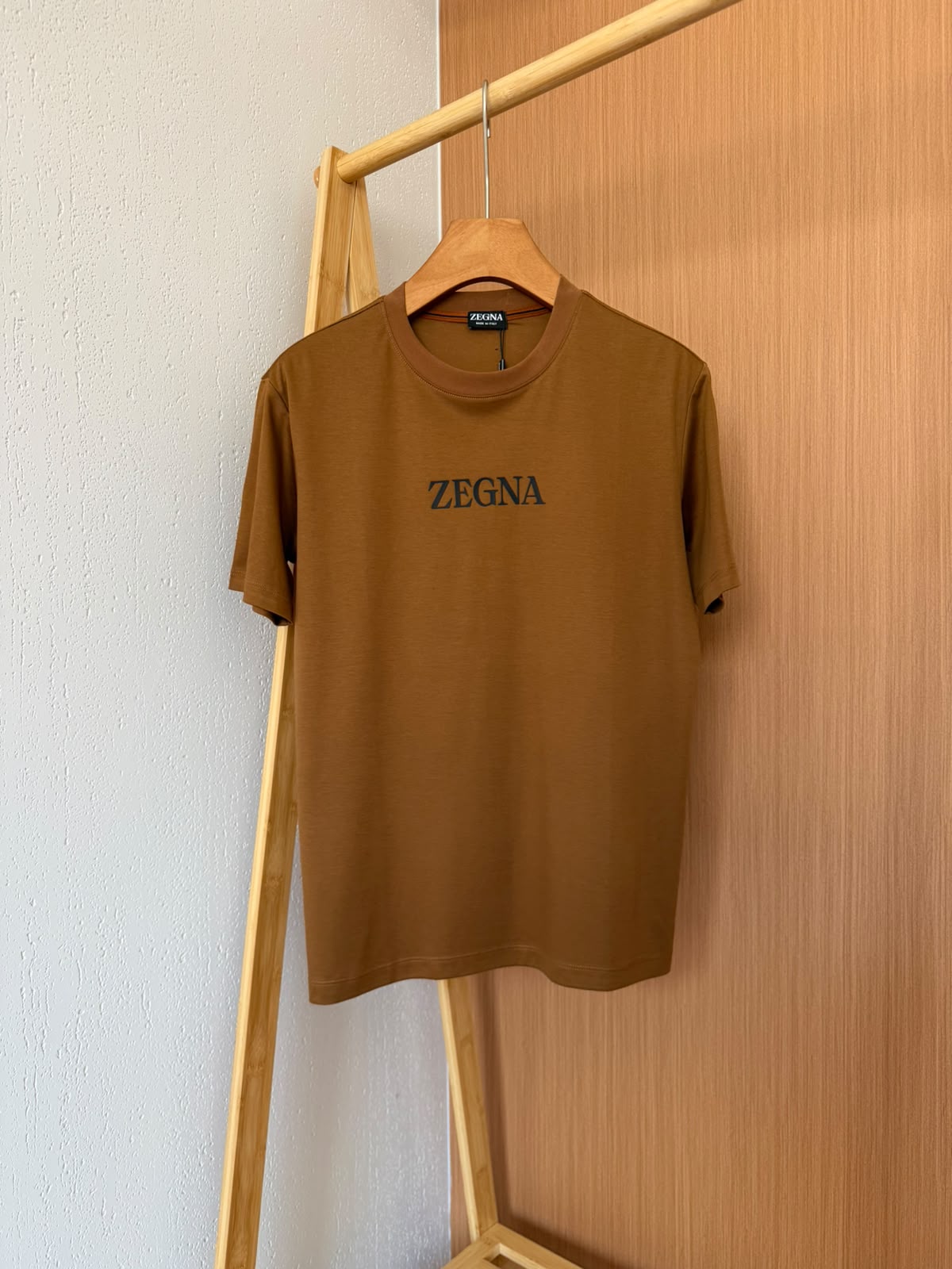 Zegna T-Shirt - Navy, White, Grey, Brown