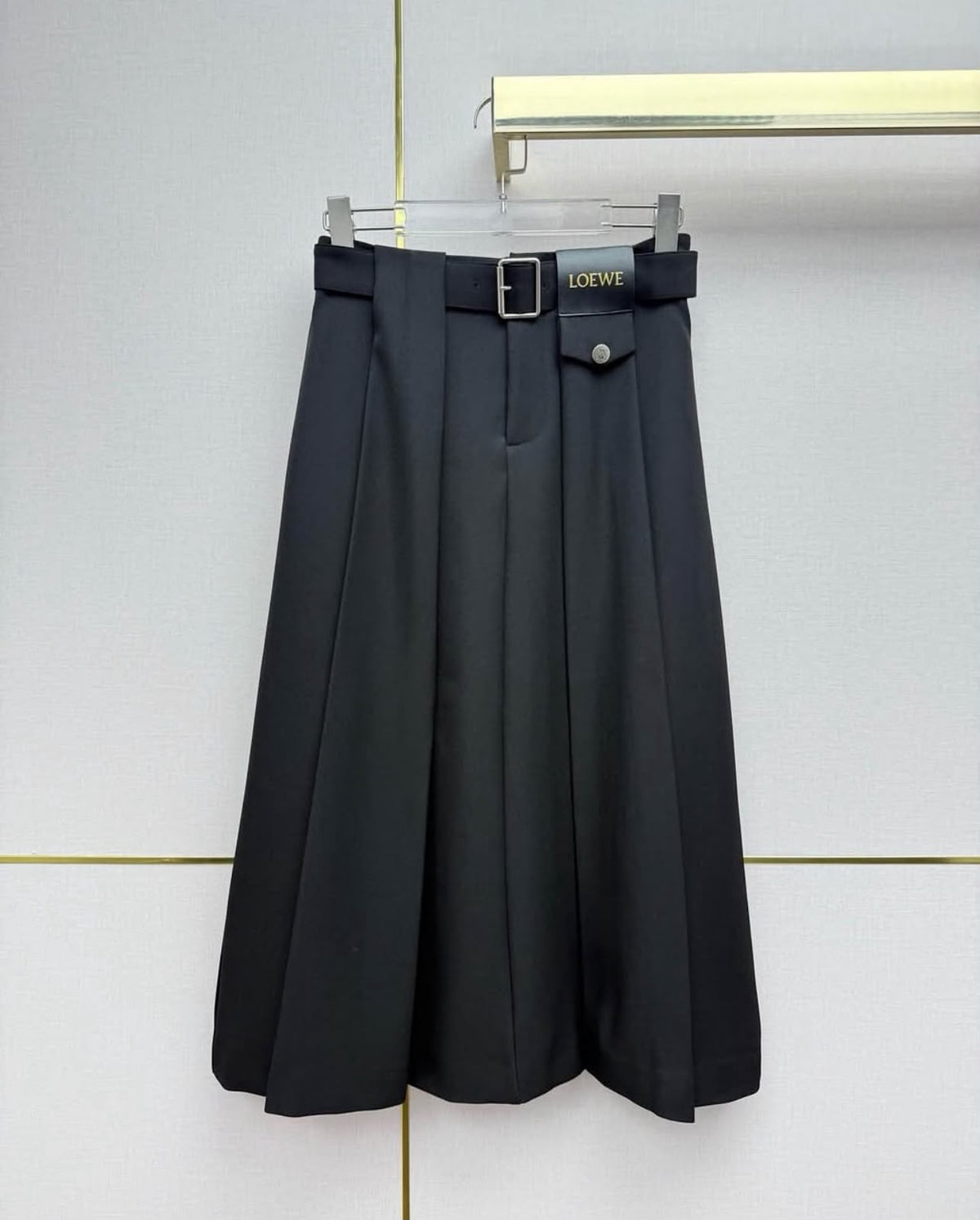 Loewe Wrap Skirt - Black