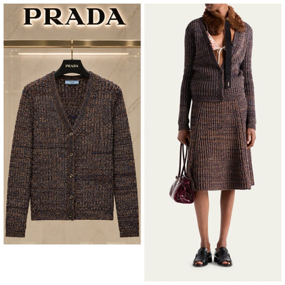 Prada Ribbed Knit Set - Multi