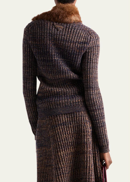 Prada Ribbed Knit Set - Multi