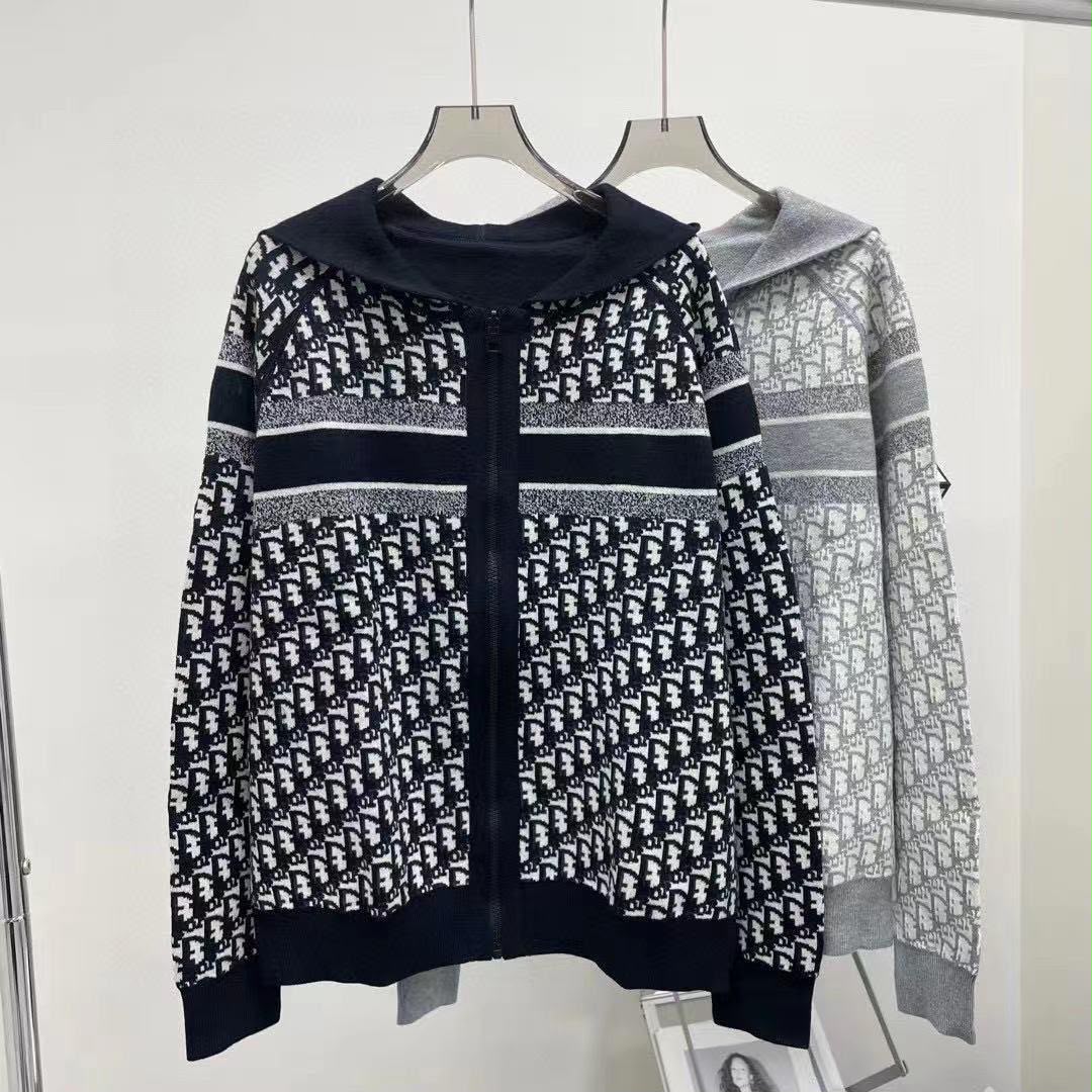 Dior Hooded Jacket - Grey, Black