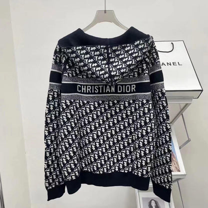 Dior Hooded Jacket - Grey, Black