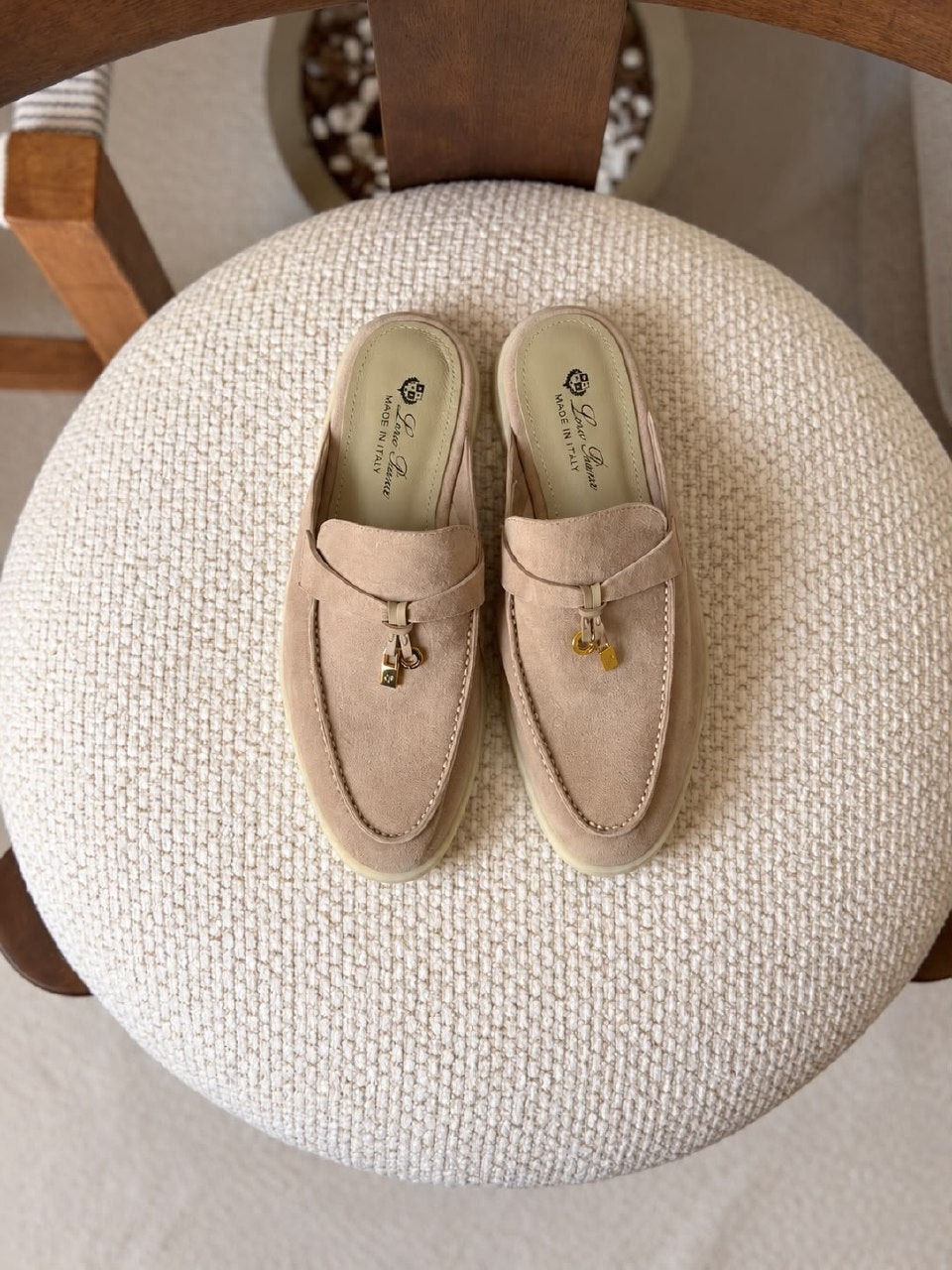 Loro Piana Mule - Red, Beige, Grey, White, Black, Light Blue, Navy, Burgundy, Brown