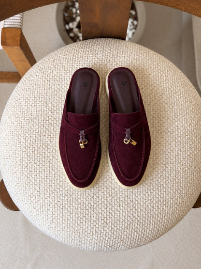 Loro Piana Mule - Red, Beige, Grey, White, Black, Light Blue, Navy, Burgundy, Brown