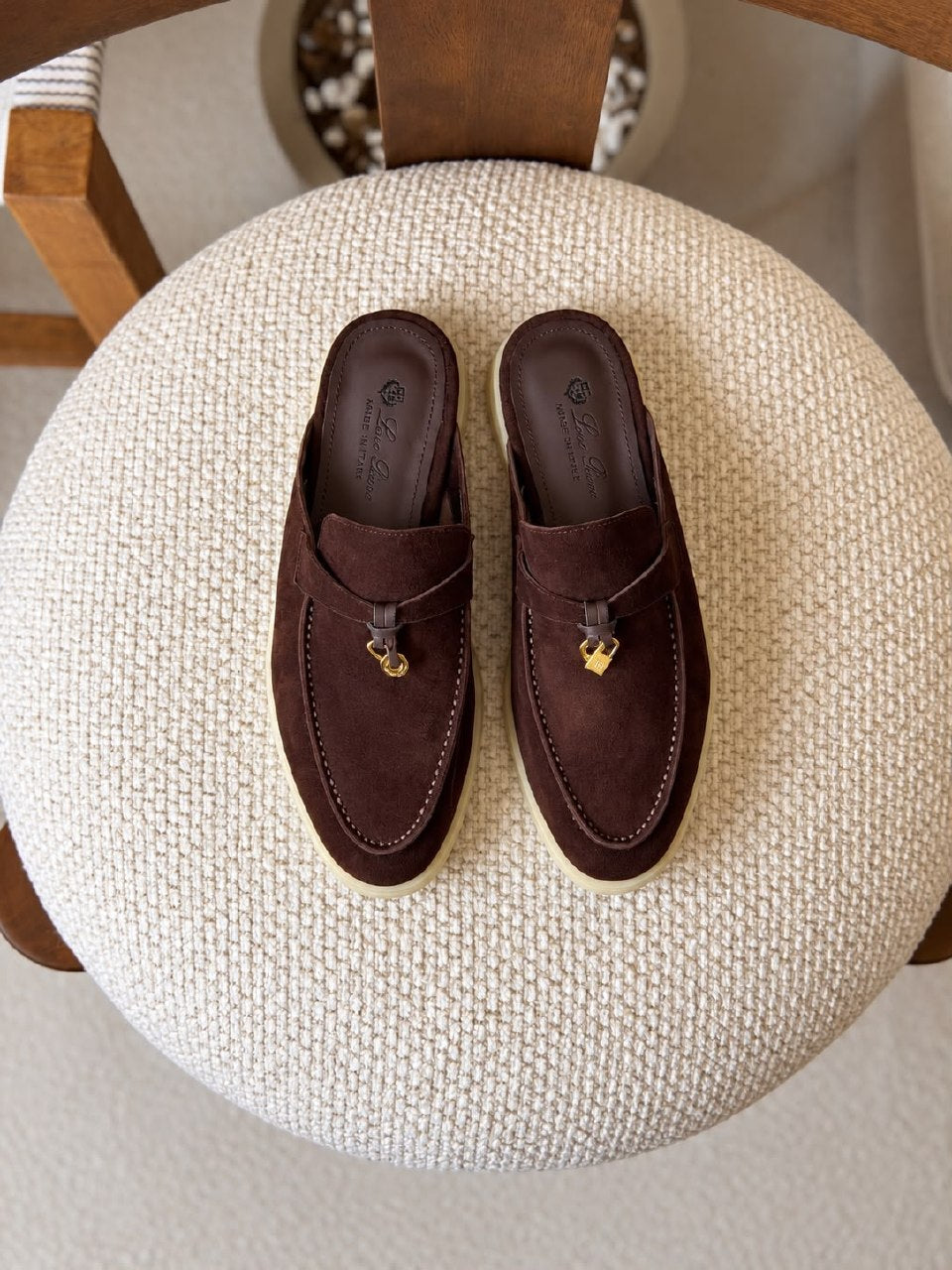 Loro Piana Mule - Red, Beige, Grey, White, Black, Light Blue, Navy, Burgundy, Brown