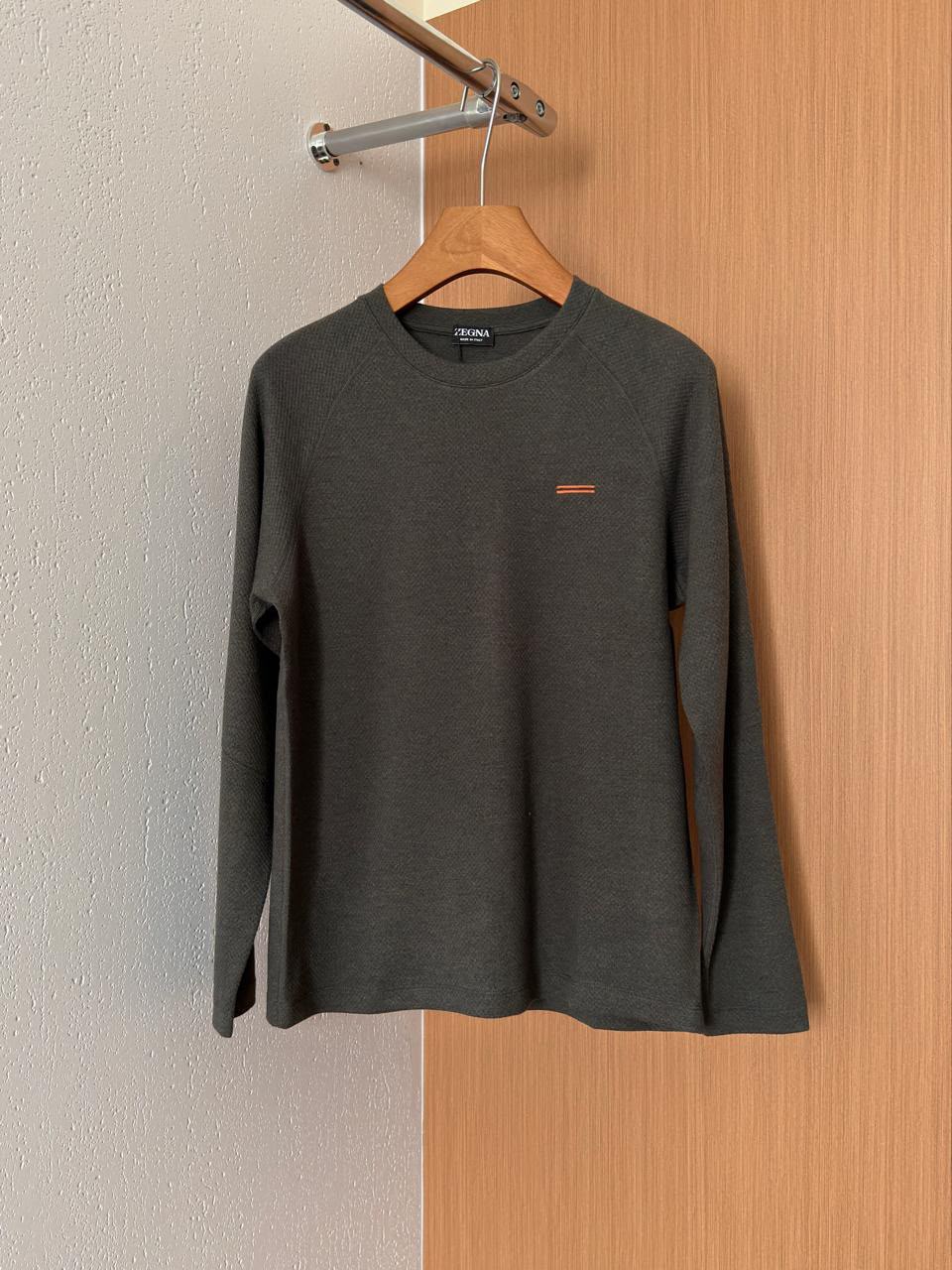 Zegna Sweatshirt - Navy, Brown, Green