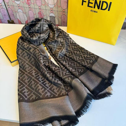 Fendi Scarf - Brown