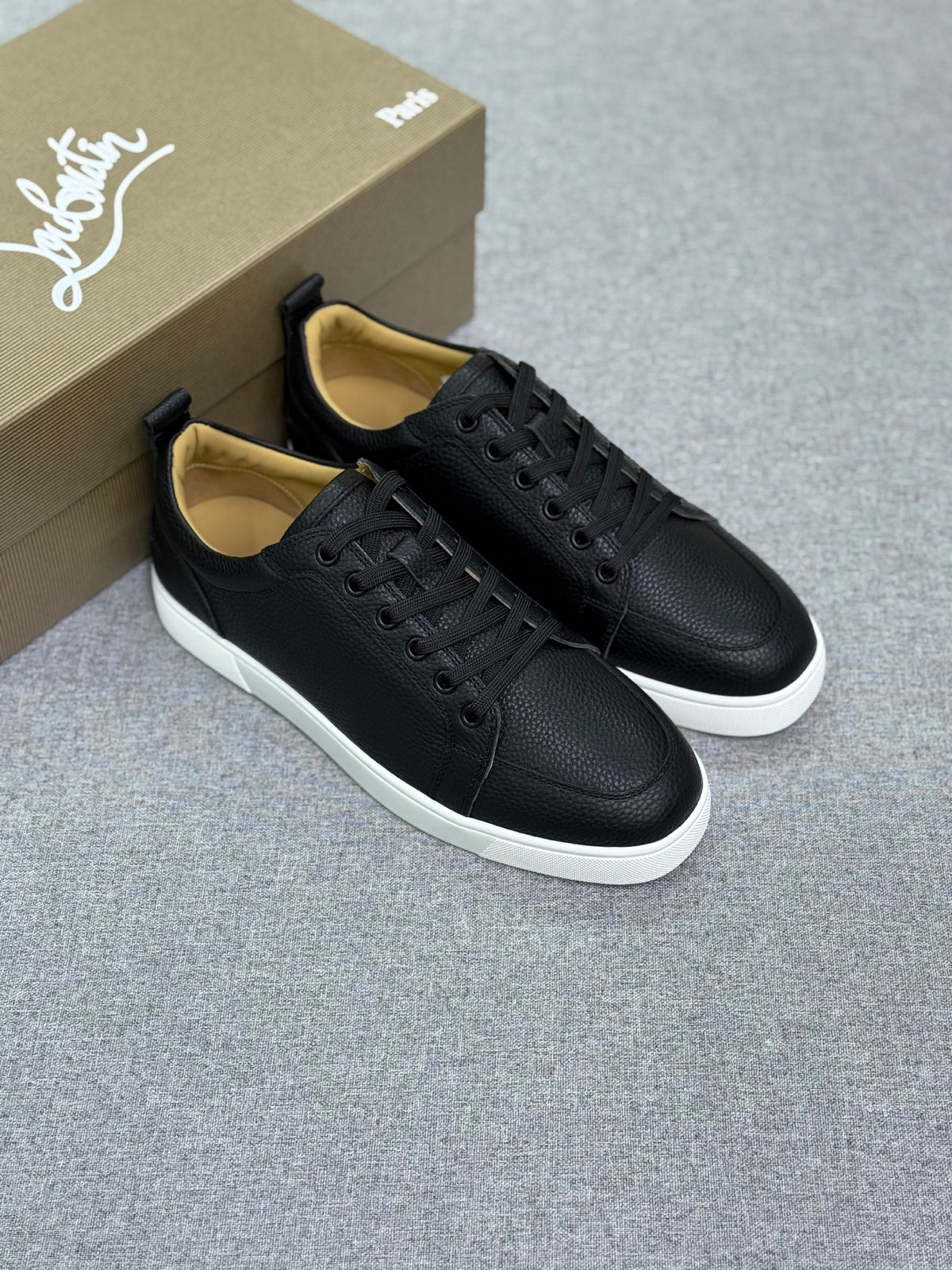 Christian Louboutin Sneakers - Black with White Sole
