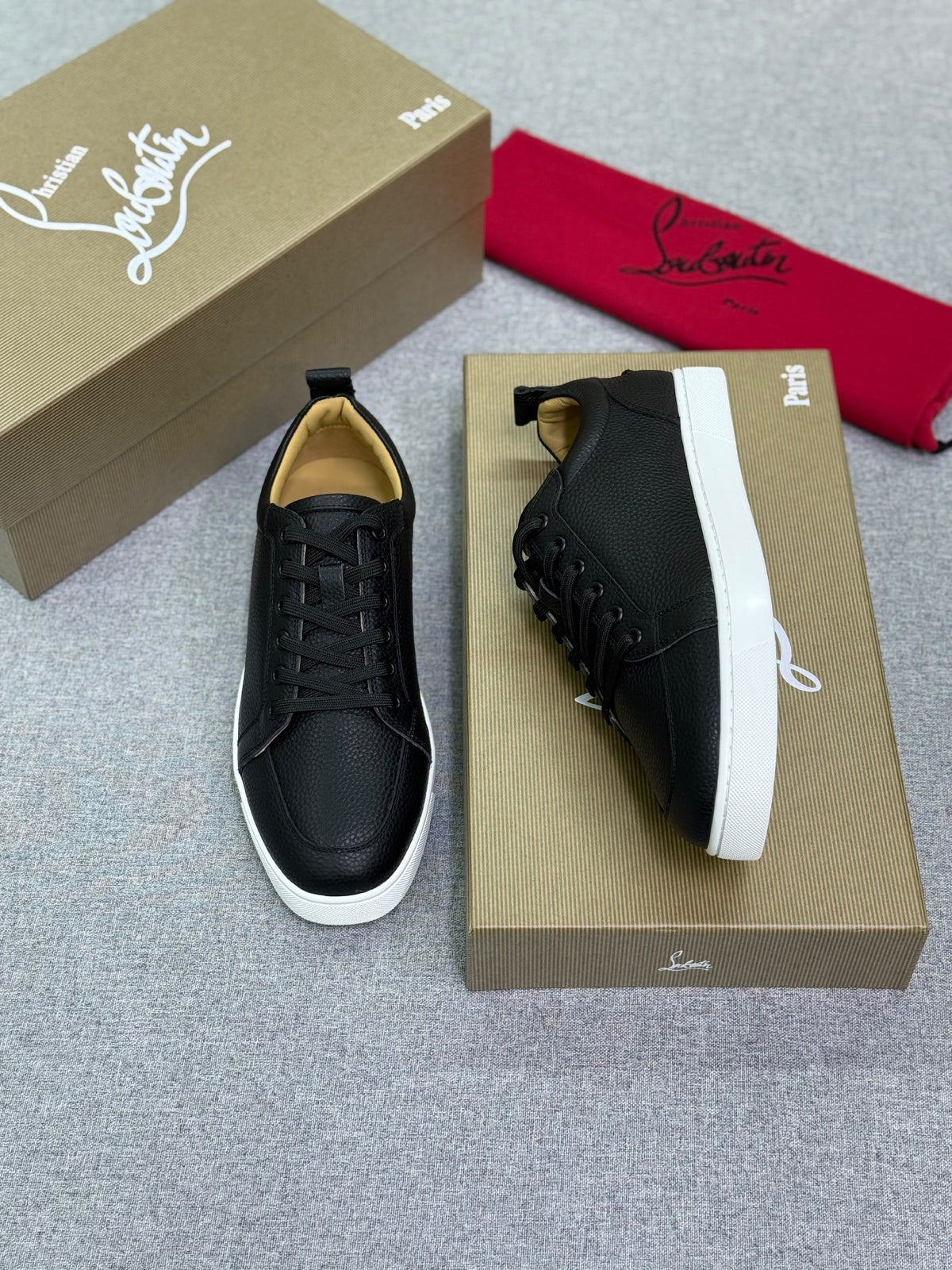 Christian Louboutin Sneakers - Black with White Sole
