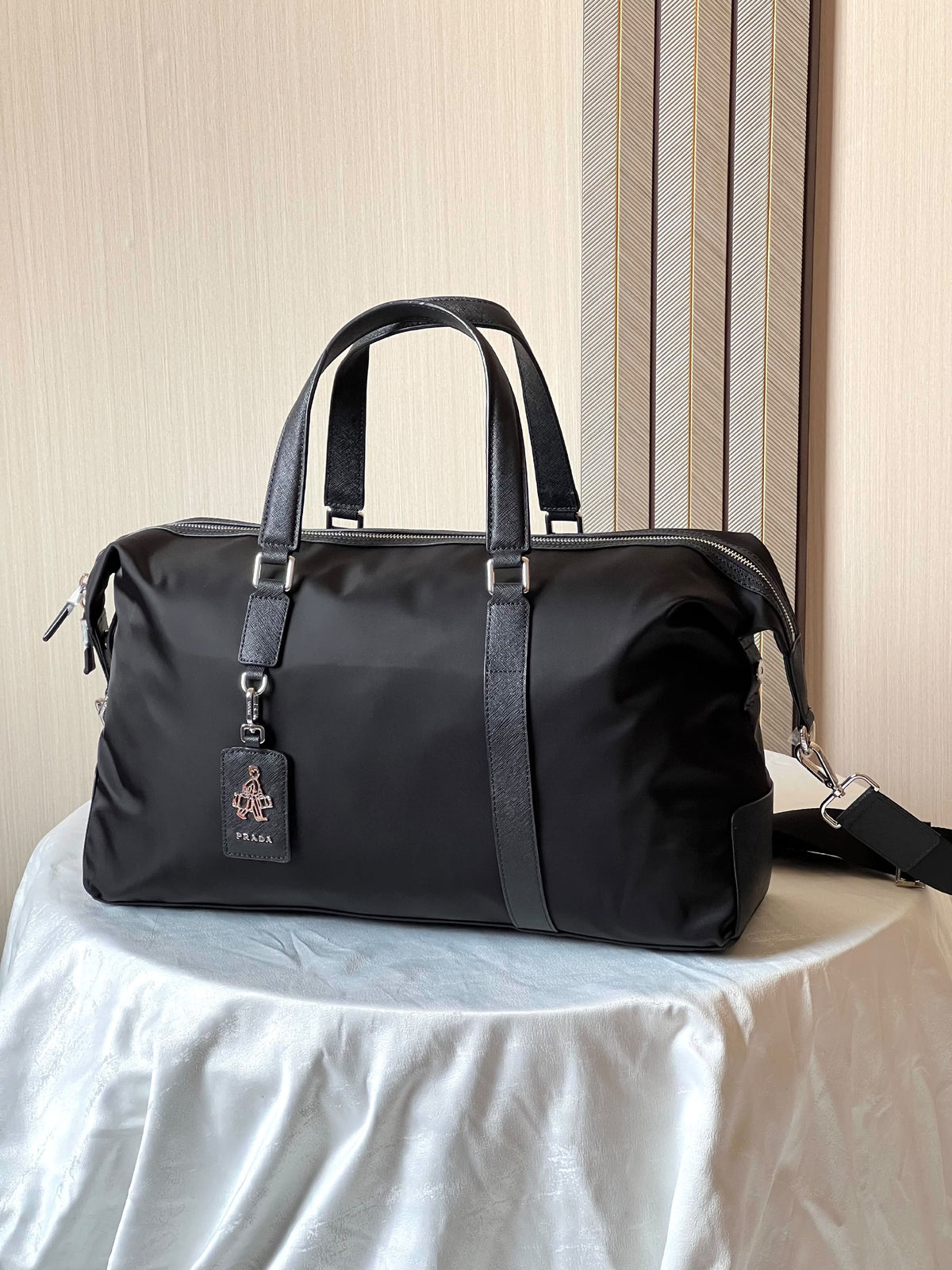 Prada Travel Bag Hanging Tag - Black