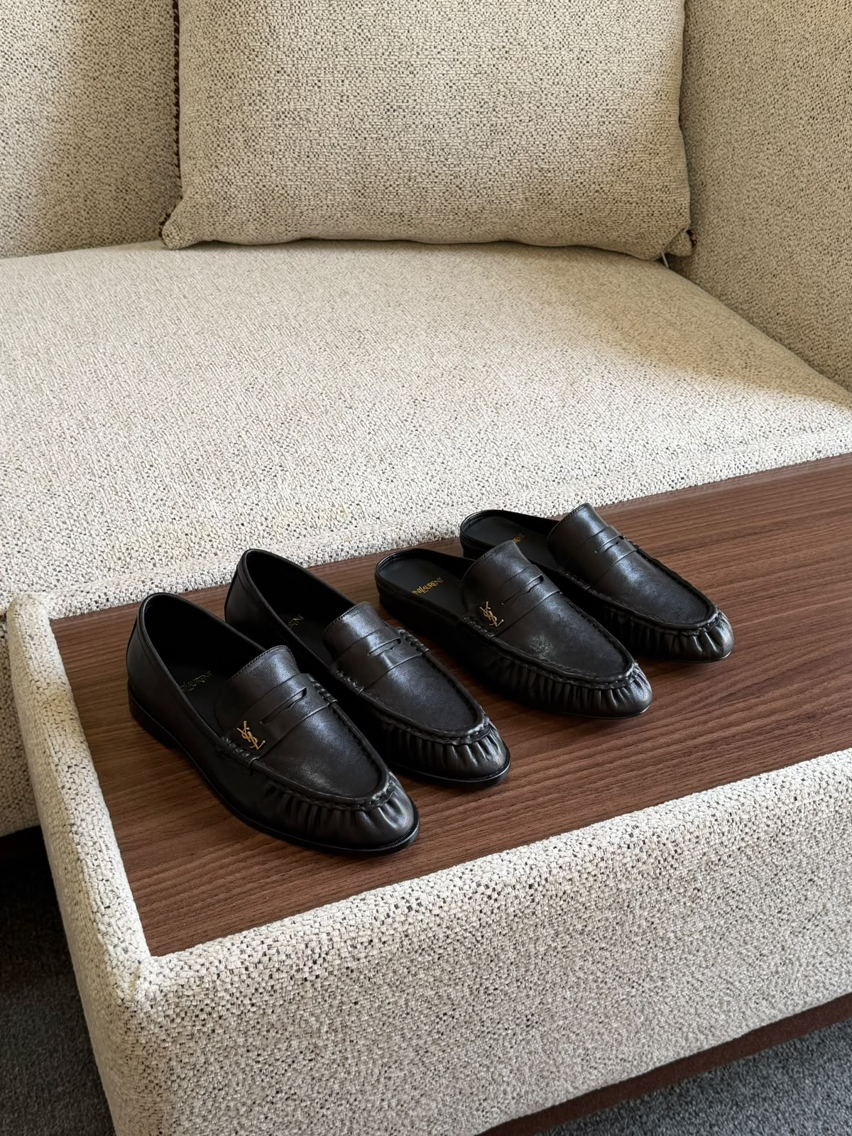 YSL Loafers - Black, Brown, Black Suede