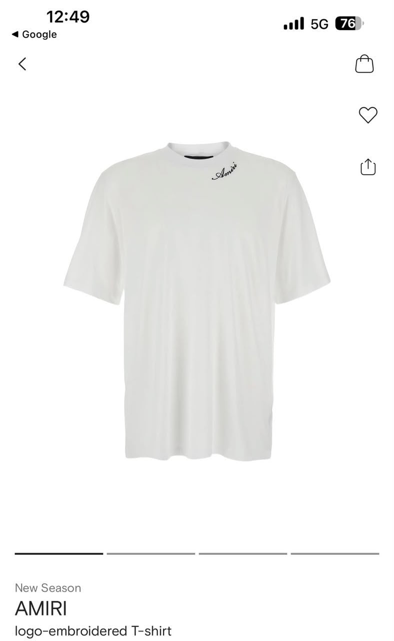 Amiri T-Shirt - White, Black