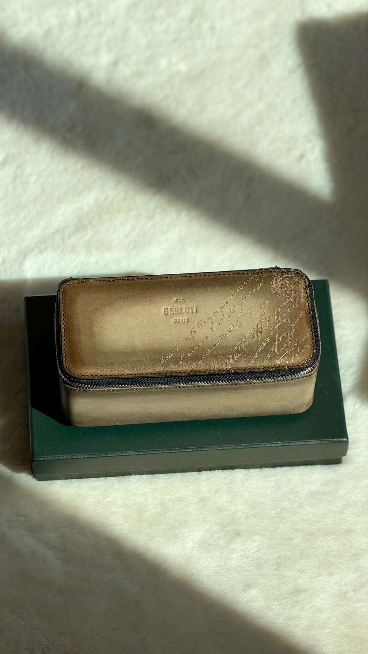 Berluti Watch Case - Green