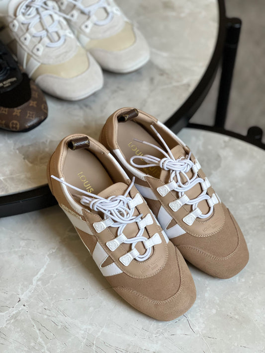 Louis Vuitton Sneakers - Black & Brown, White & Beige, Beige & White