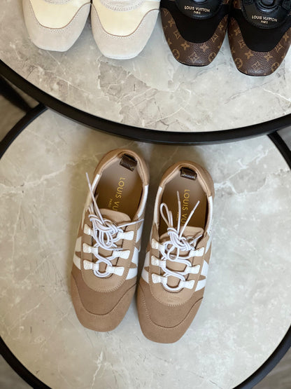 Louis Vuitton Sneakers - Black & Brown, White & Beige, Beige & White