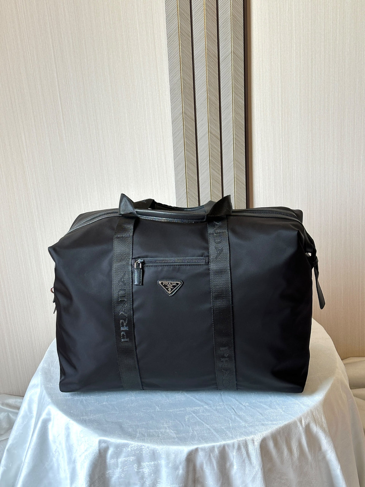 Prada Travel Bag Front Pocket - Black