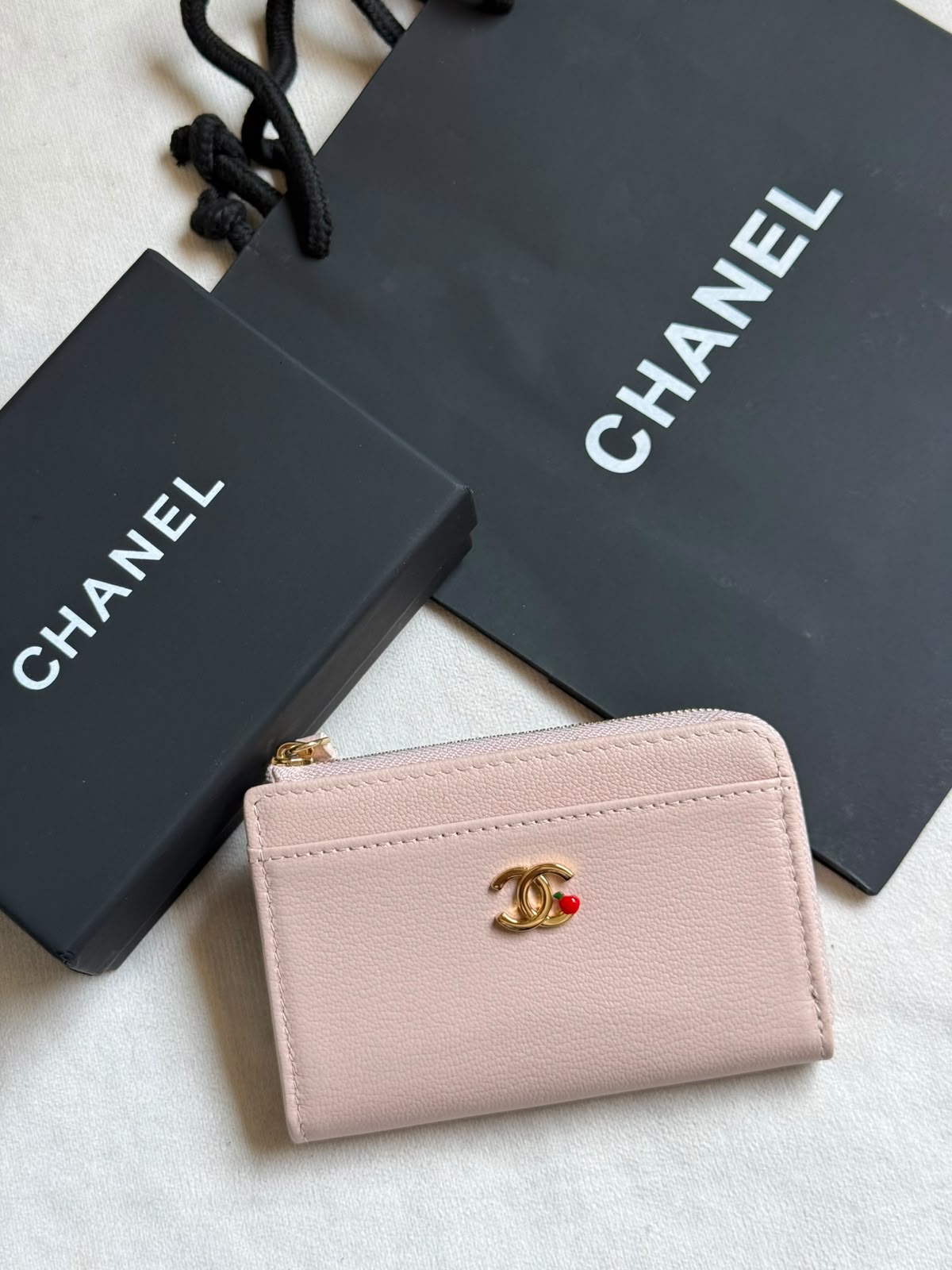 Chanel Wallet - Pink, Black