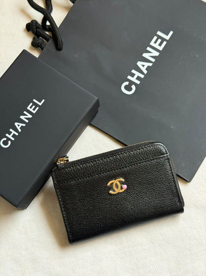 Chanel Wallet - Pink, Black