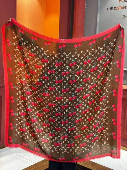 Louis Vuitton Scarf - Brown, White