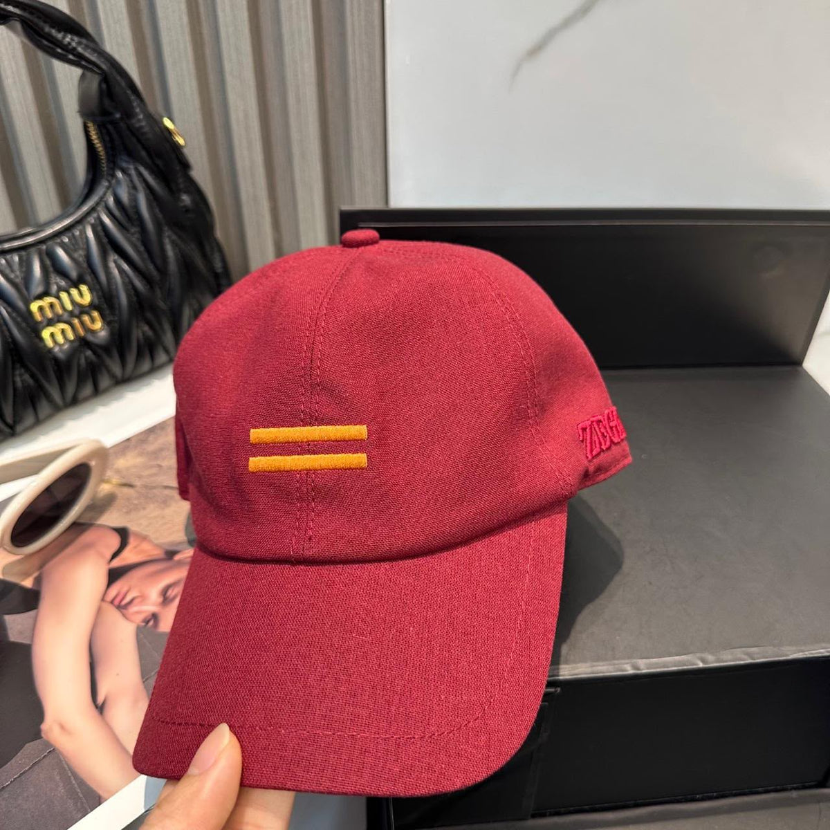 Zegna Cap - Burgundy