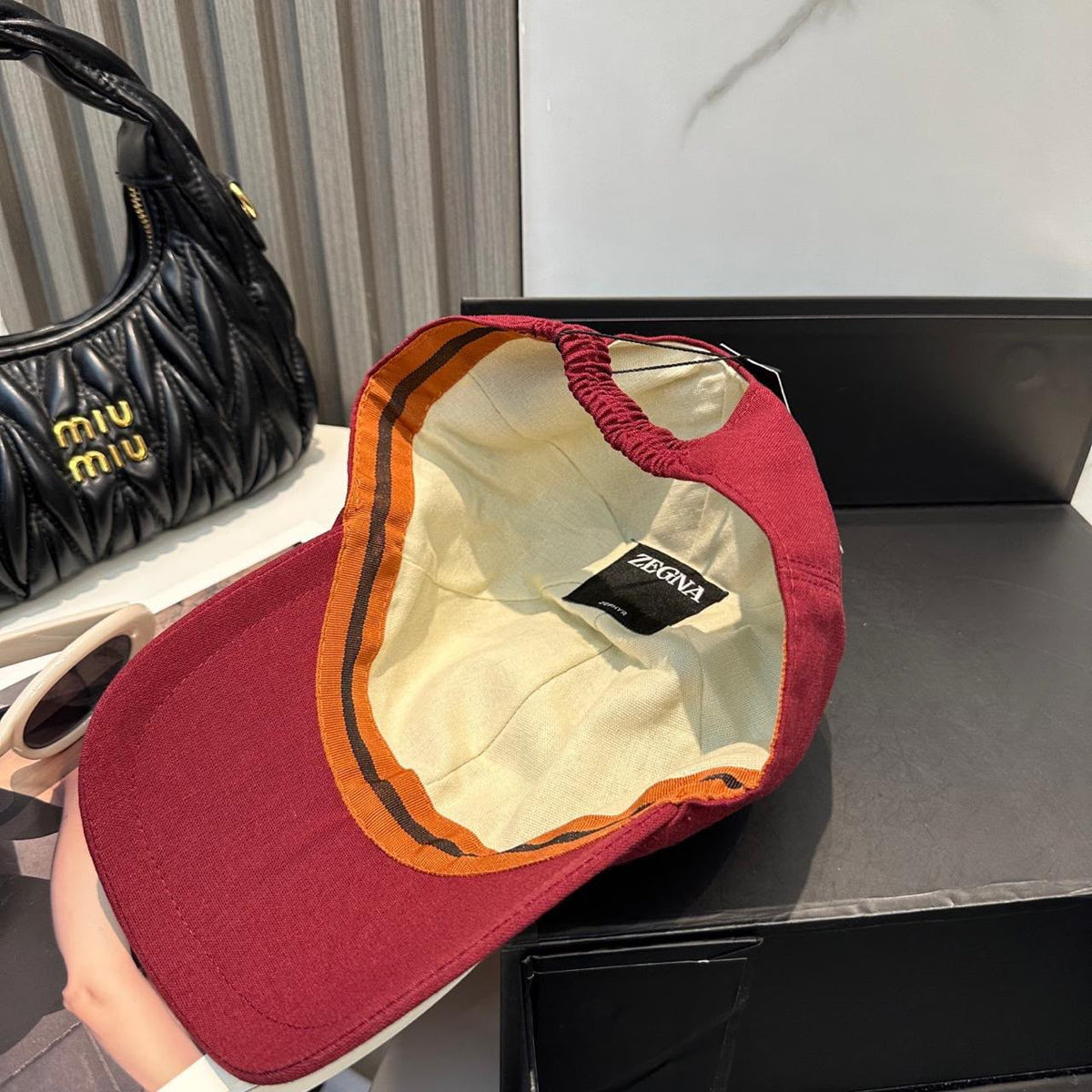 Zegna Cap - Burgundy