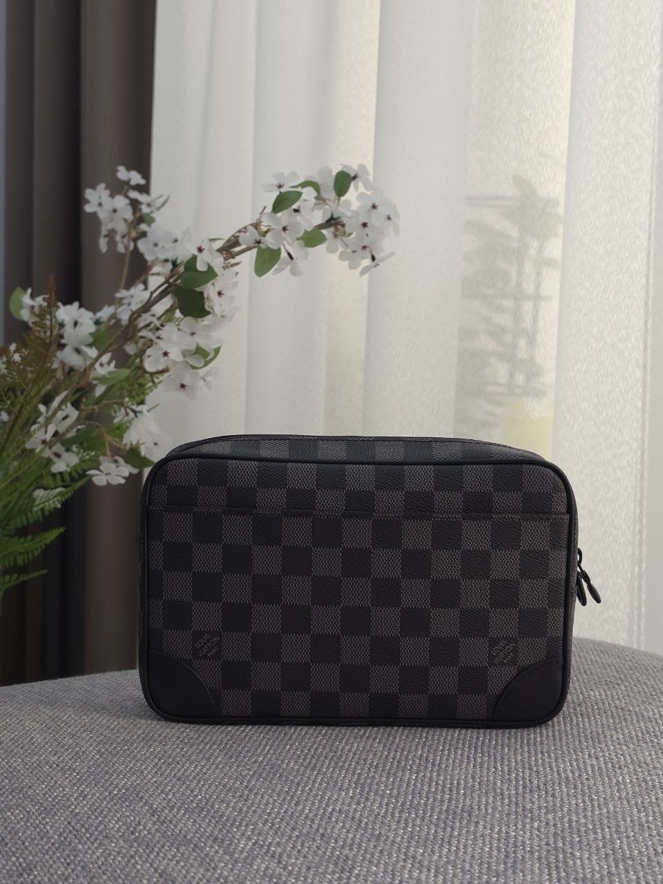 Louis Vuitton Panel Clutch - Black