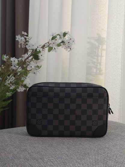 Louis Vuitton Panel Clutch - Black