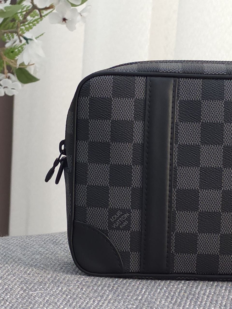 Louis Vuitton Panel Clutch - Black