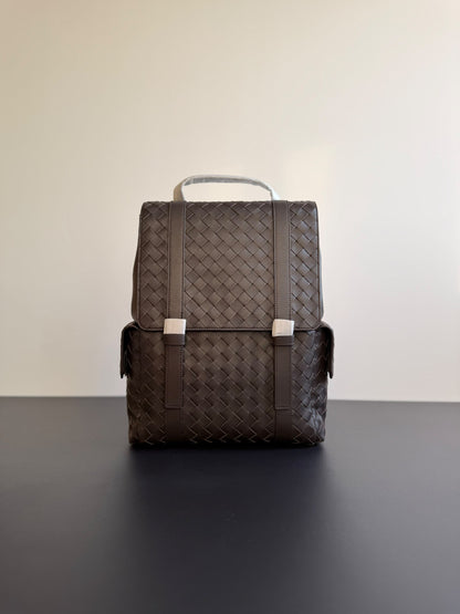 Bottega Veneta Flap Backpack - Brown