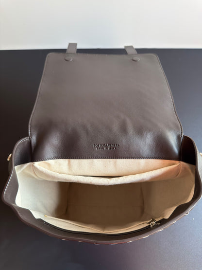 Bottega Veneta Flap Backpack - Brown