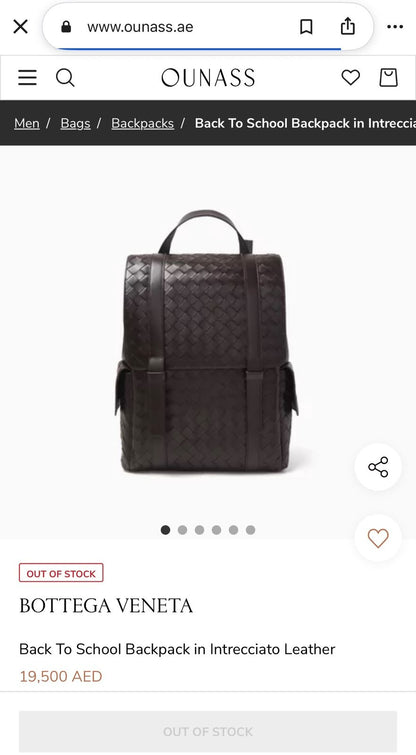 Bottega Veneta Flap Backpack - Brown