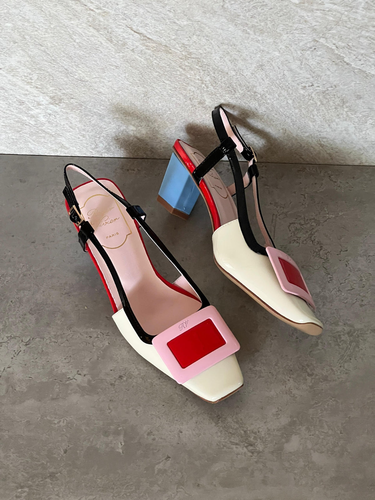 Roger Vivier Cross-Strap Heels - Multi